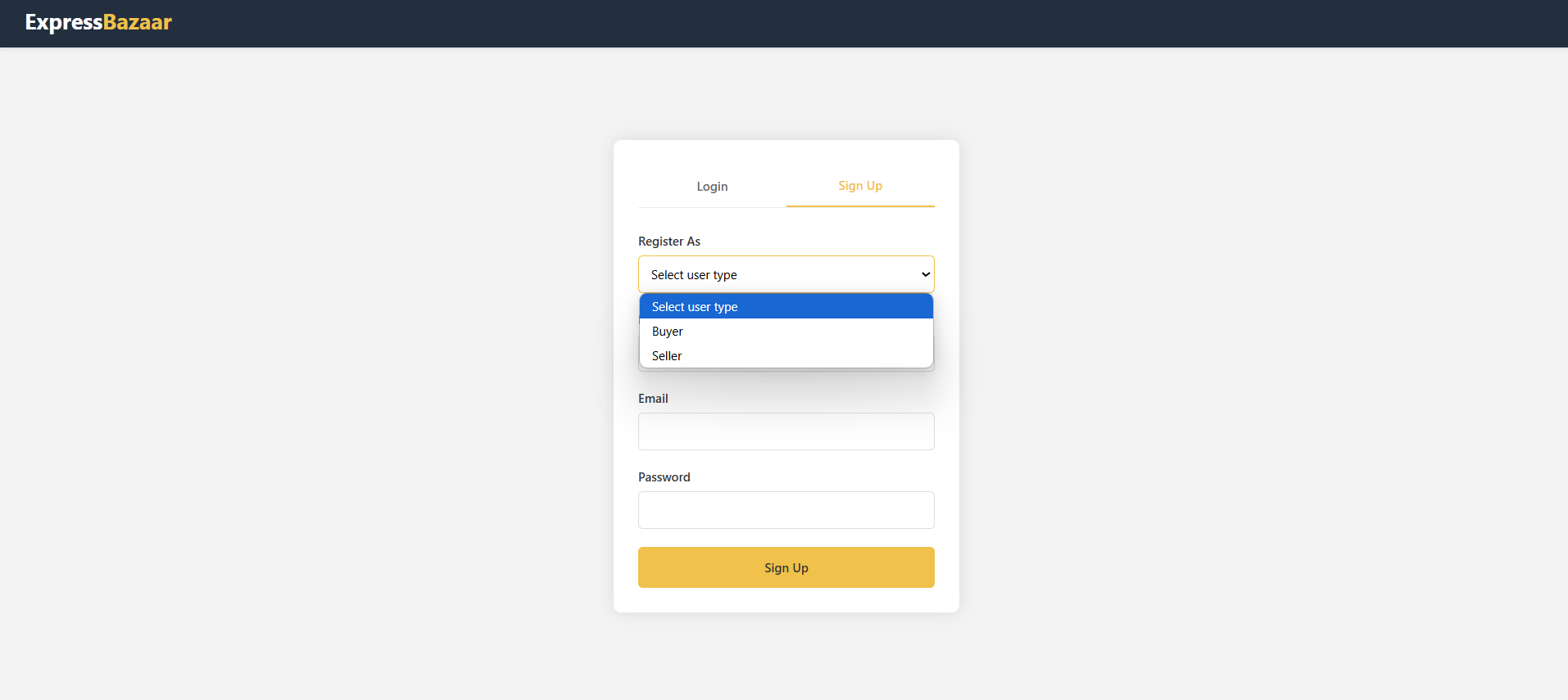 ExpressBazzar Checkout Page